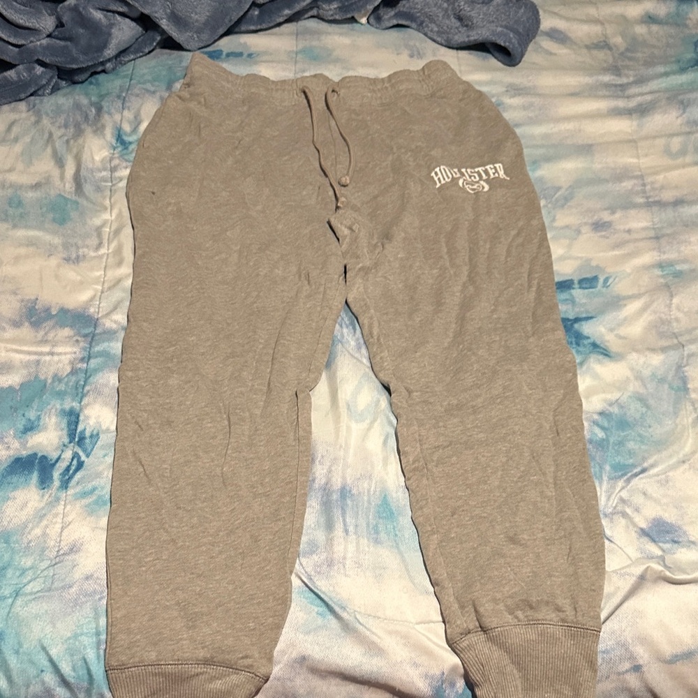 Hollister Light Gray Kids Joggers